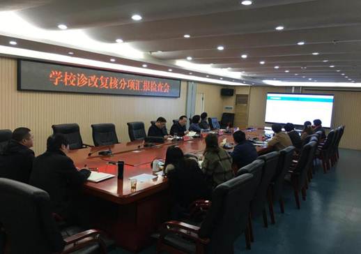 2019.3.10开云足球体育-开云(中国)召开诊改复核分项汇报检查会